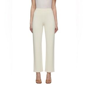 St. John Santana Straight Wide Leg Knit Pants Size 6